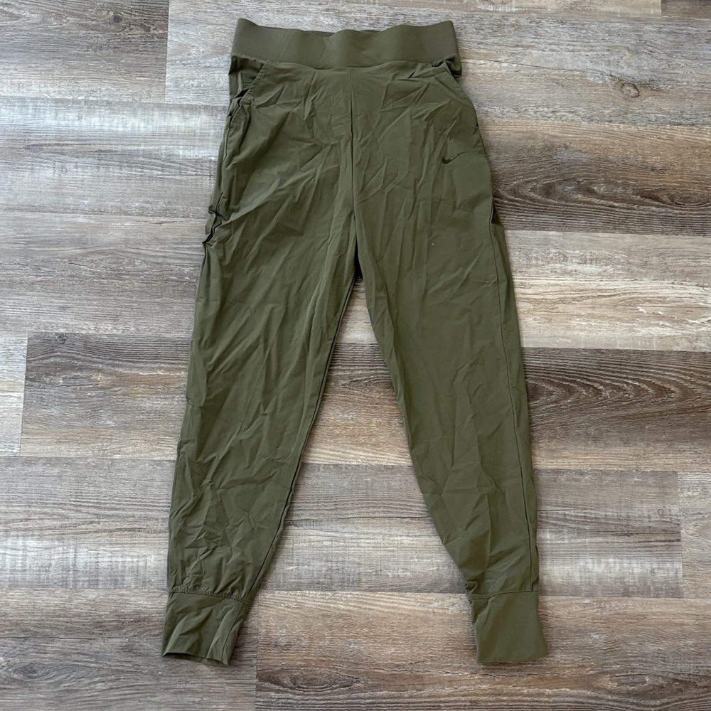 Nike Olive Green Track Joggers